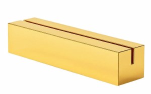 Picture of Lucite Card Holder Base Gold 5" x 3mm